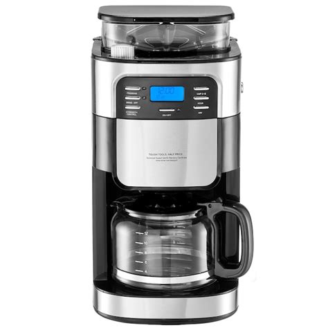 VEVOR Coffee Maker with Grinder 12 -Cup Commercial Combination coffee ...