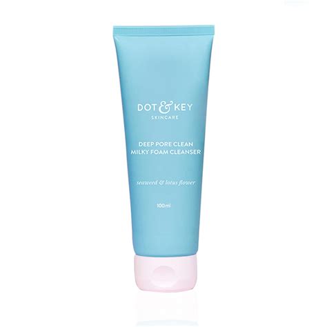 Dot & Key Deep Pore Clean Milky Foam Cleanser with Seaweed & Lotus ...