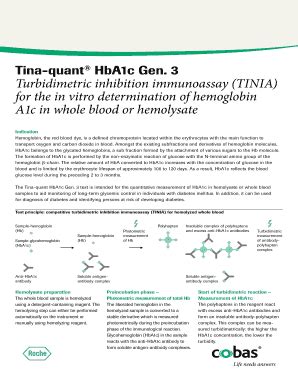 Fillable Online Tina-quant HbA1c Gen Fax Email Print - pdfFiller