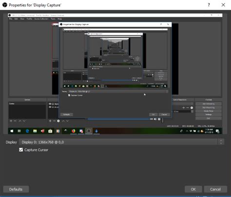 Image result for OBS Display Capture