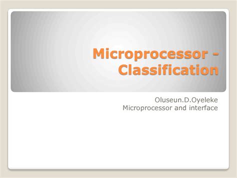 Classification of Microprocessor 的图像结果