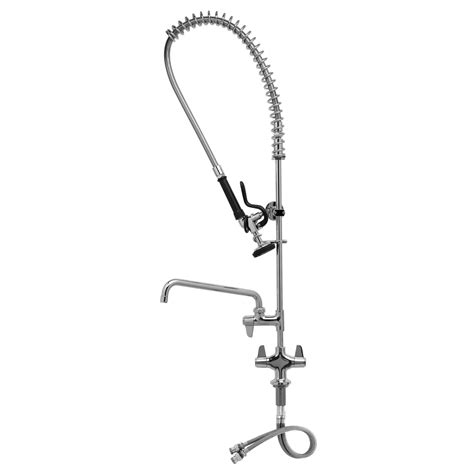 T&S Brass 5PR-2S12 Pre-Rinse Single Hole with 12-Inch Faucet