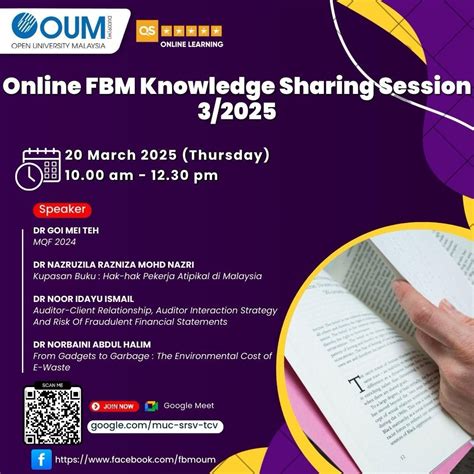 Online FBM Knowledge Sharing Session 3/2025, Online event, Petaling ...