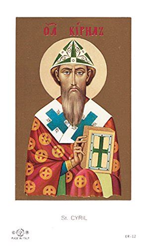 Buy StealStreet SS-Wjh-ER-12 St. Cyril Methodius Holy Cards Online at ...