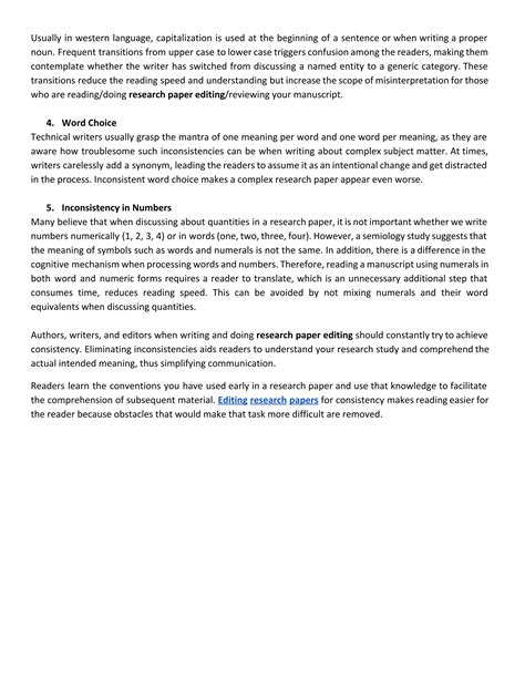 Why is it necessary to maintain consistency in academic writing | PDF