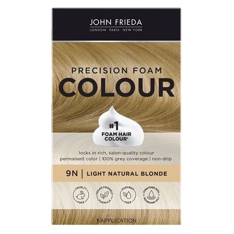 John Frieda Blonde Permanent Precision Hair color Foam Hair Color Kit ...