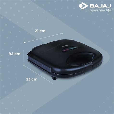 Bajaj 800 Watt SWX 4 Deluxe 2-Slice Grill Toast Sandwich Maker | Autom ...