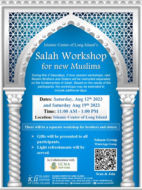 Salah Workshop For New Muslims – Islamic Center of Long Island