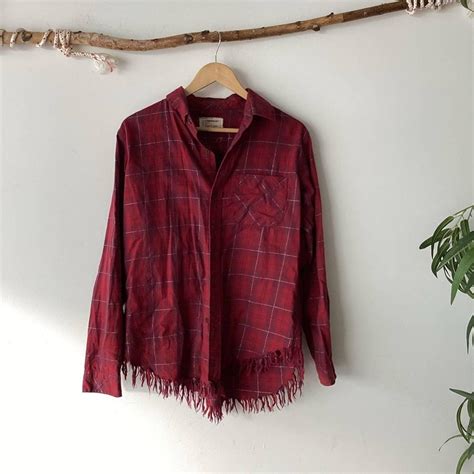 Current/Elliott Women's Red Blouse | Depop