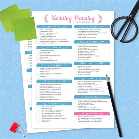 Image result for Wedding Checklist PDF