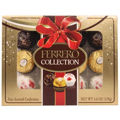 Buy Ferrero Rocher Collection, Fine Hazelnut Milk Chocolates, 12 Count ...