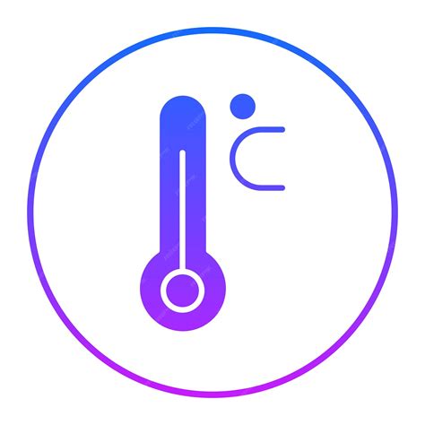 Ilustración vectorial por grados centígrados | Vector Premium