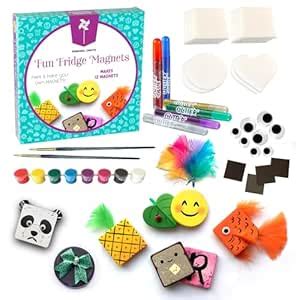 Buy Fun Fridge Magnets Kit by Pinwheel Crafts Online at Low Prices in ...