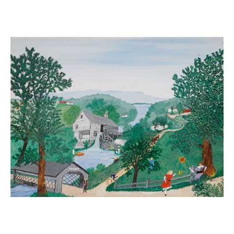 ANNA MARY ROBERTSON (GRANDMA) MOSES | THE OAKS | American Art ...