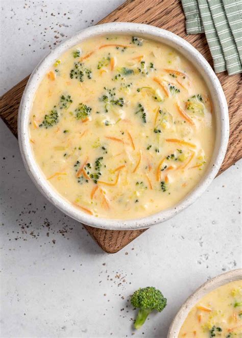 Healthier Broccoli Cheddar Soup: High-Protein & Delicious| Rose Colored Home