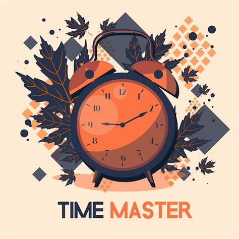 Object illustration time master | Premium Vector