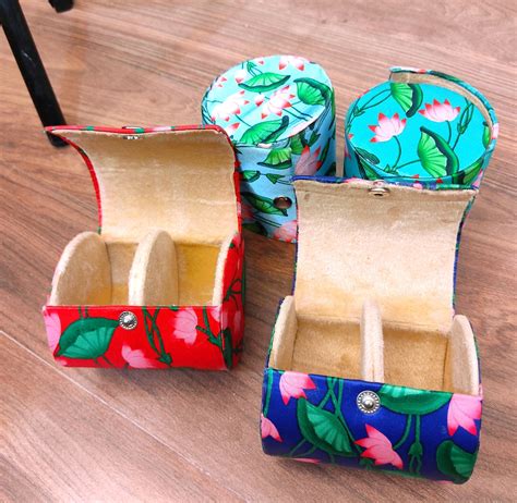 LAMANSH® 4 inch Pichwai Print Bangle Boxes for Wedding Favors 🎁 | Gift ...