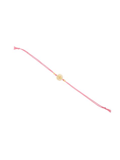 Gold-Plated Star Badge Rakhi For Kids