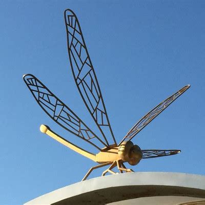 蜻蜓不锈钢雕塑 - 哔哩哔哩