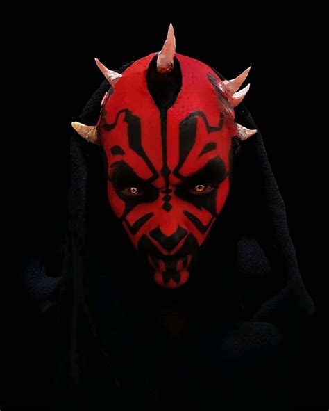 Darth Maul Face Paint Template