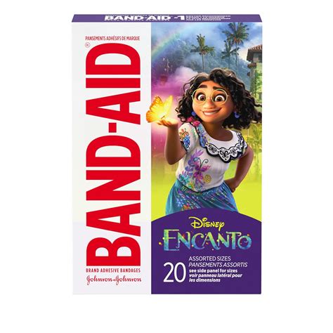 BAND-AID Brand Adhesive Bandages Assorted Sizes, 20 Count (Encanto ...