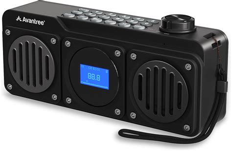 Avantree Boombyte - Portable FM Radio with Bluetooth Speaker, Dual Drivers (14W), High Volume ...