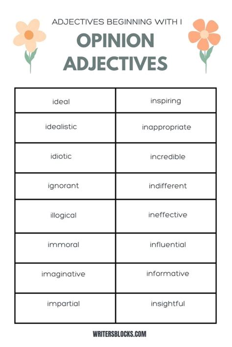100+ Adjectives That Start With I (With Meaning)