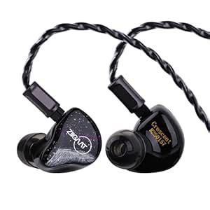 Linsoul ZiiGaat Crescent in Ear Monitor, Premium 2DD+2BA Hybrid IEM ...