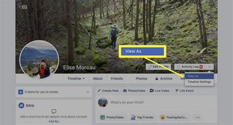 Image result for Facebook Profile View
