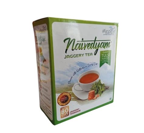 Buy Classic Tulsi Flavour Jaggery Tea - 500gm Online from Alfanzyme ...