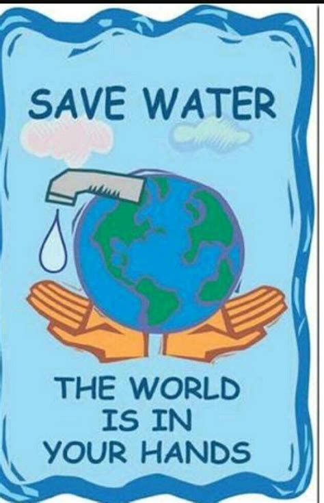 Make a poster to show conservation of energy and water resources ...