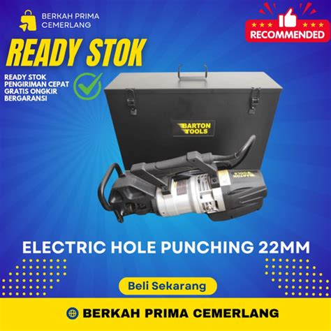 Jual Electric Hole Punching 22mm Hydraulic Machine Mesin Punch Hidrolik ...