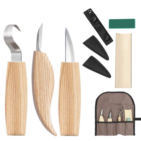 Wood Carving Knives Tools Set 5 In 1 Wood Carving | Desertcart INDIA