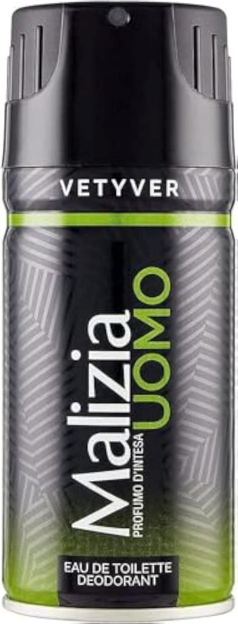 Buy Malizia Uomo Vetyver Deodorant Spray for Him, 150ml Online at ...