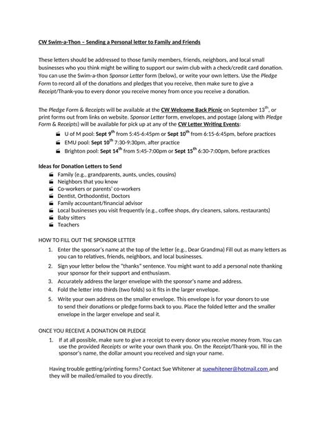 Free Printable Personal Letter Templates [Word, PDF]