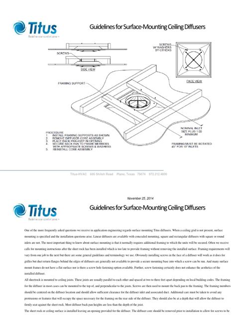 Guidelines for Properly Framing and Securing Surface-Mounted Ceiling ...