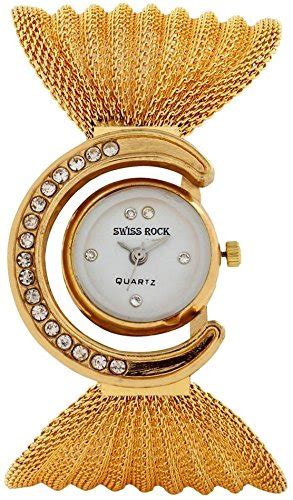 Swiss Rock Gold-Jali Analog Watch - for Girls : Amazon.in: Fashion