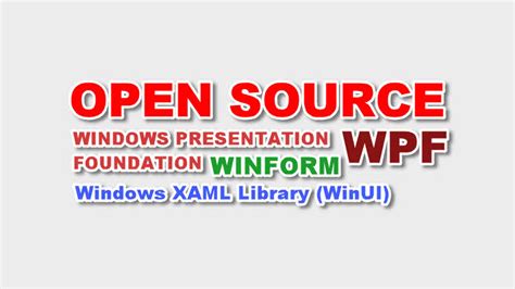Image result for WPF Application Open Source