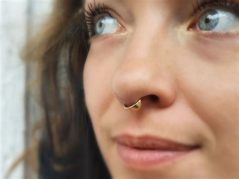 Cuff Septum Septum Jewelry Gold Septum ring 14k Septum | Etsy | Septum ...