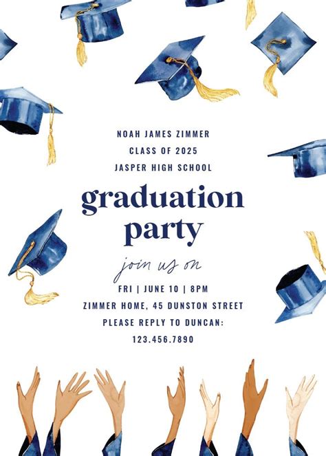 Graduation Party Invitations 的图像结果