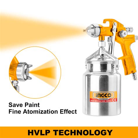 INGCO Air Tools INGCO HVLP Air Spray Gun, 1000 CC, Suitable for ...