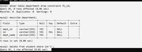 Image result for Delete Column with Foreign Key in Database Using Popsql