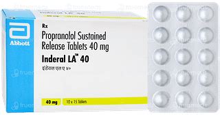Inderal La 40 Tablet – Blood Pressure & Arrhythmia