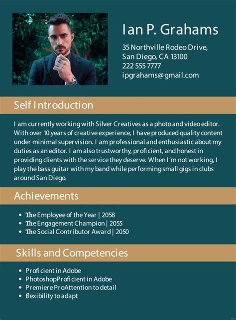 How to Write a Self Introduction 的图像结果