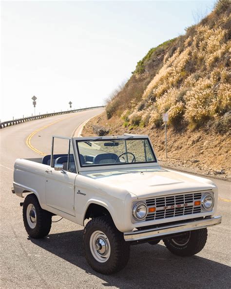 Early Ford Bronco White 351 Powered 1974 Ford Bronco For Sale On BaT