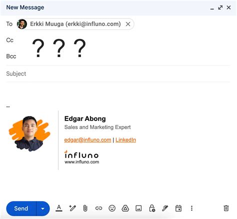 Image result for BCC Email Example