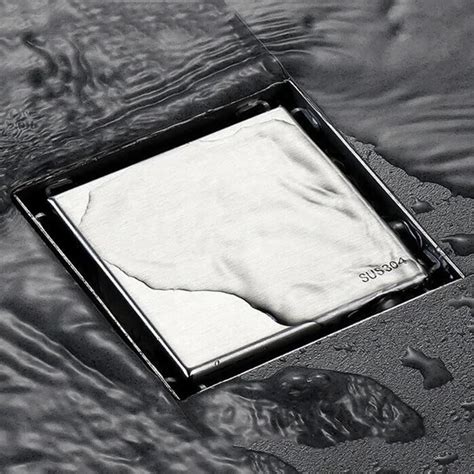 Neodrain 24-Inch Linear Shower Drain- with 2-in-1 Flat & Tile Insert ...