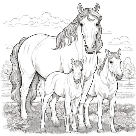 20 Printable Horse Coloring Pages for Kids and Adults