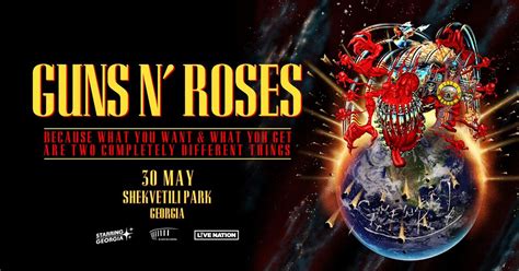 Guns NRoses | Tsitsinatela Park, Tsitsinatela Park, Poti, 30 May 2025 ...