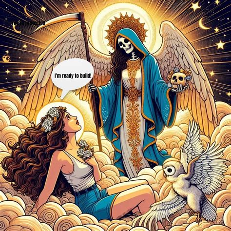 Angela, Venus on Earth | Imagery of a conversation I had with Santisima Muerte couple days ago ...
